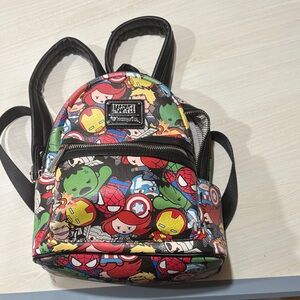Marvel Superhero Backpack/ Purse - Black and Red